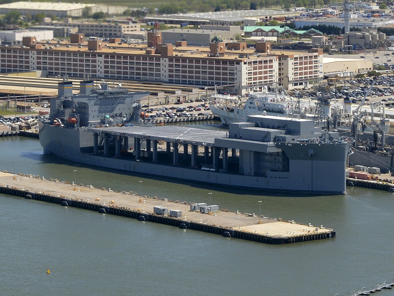 USNS Lewis B. Puller ESB-3 expeditionary sea base underway